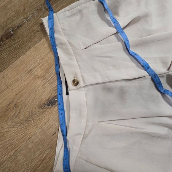 Banana Republic Cream elegant wide-leg pants - Picture 12 of 12